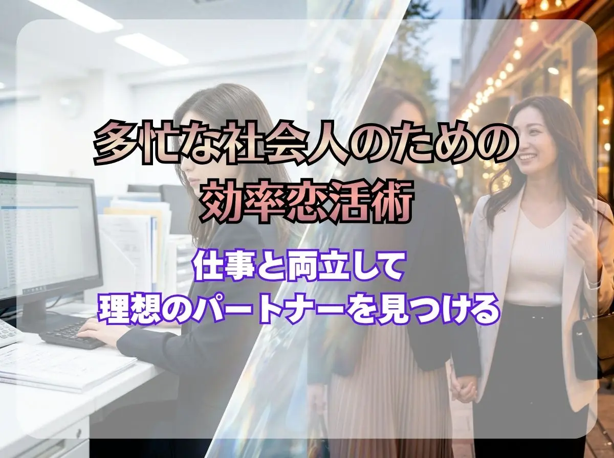 仕事と恋の両立！忙しい社会人ビアンが限られた時間で効率よくパートナーを見つけるスケジュール術