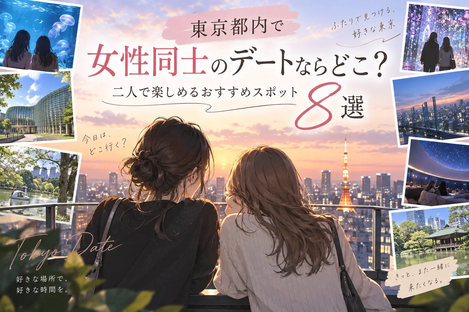 東京都内で女性同士のデートならどこ？二人で楽しめるおすすめスポット8選